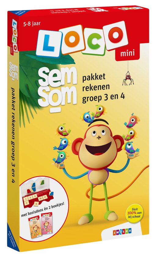 Loco Mini - Loco mini semsom rekenen groep 3 en 4 pakket