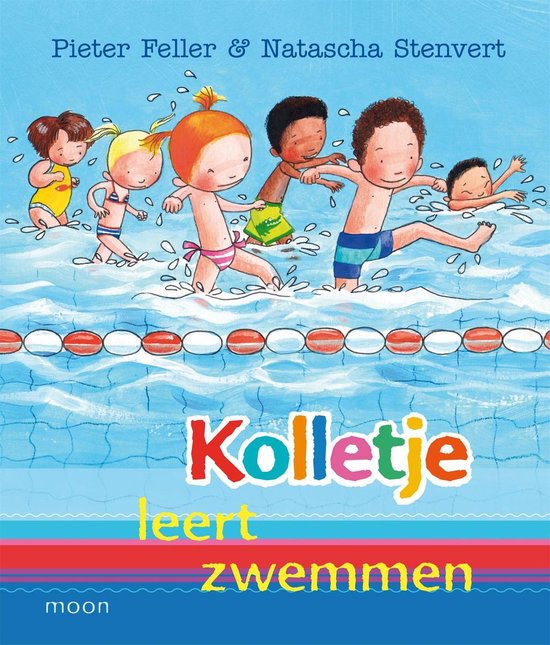 Kolletje leert zwemmen