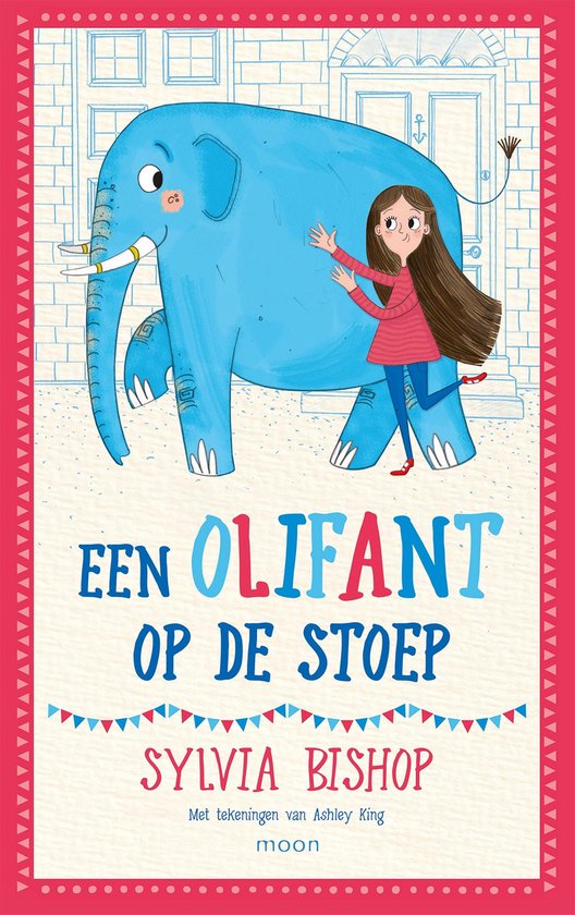 Een olifant op de stoep