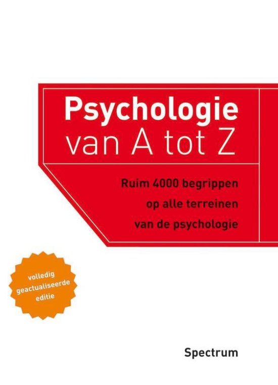 Psychologie Van A Tot Z