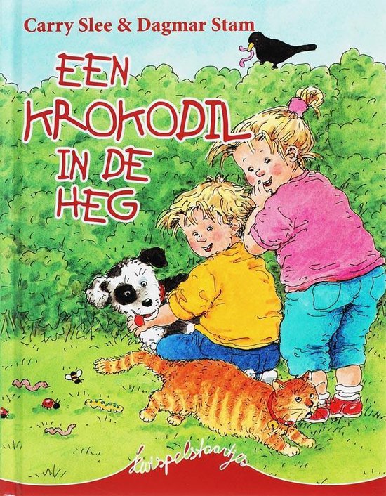 Een krokodil in de heg