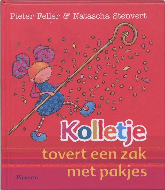 Kolletje tovert een zak met pakjes