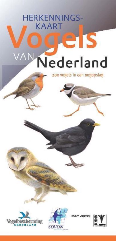 Herkenningskaart vogels van Nederland