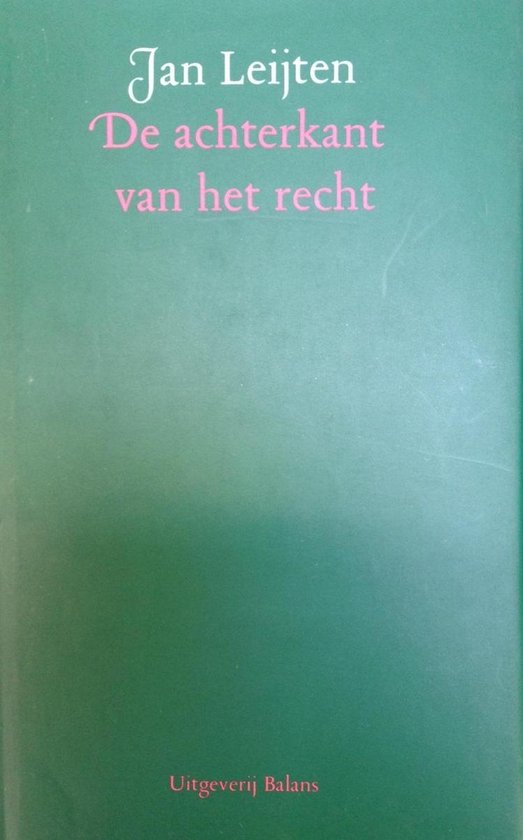 ACHTERKANT VAN HET RECHT