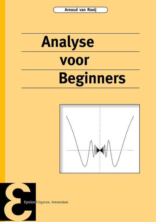 Epsilon uitgaven 6 - Analyse voor beginners