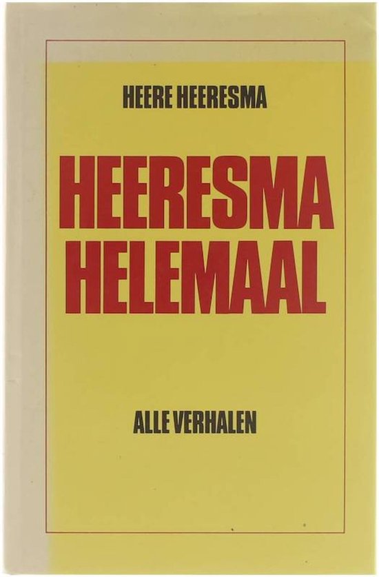 Heeresma helemaal, alle verhalen