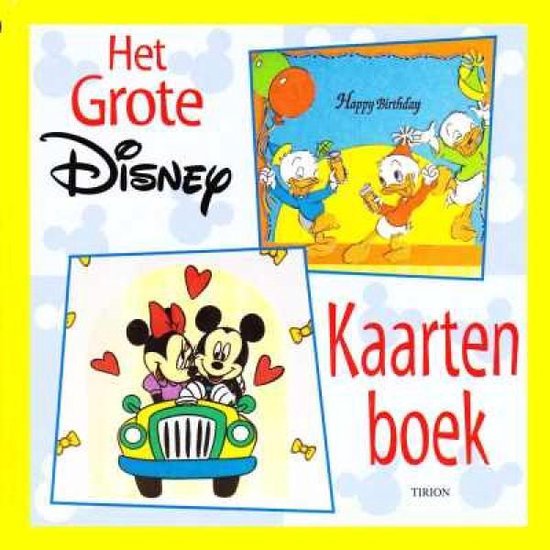 Het grote disney kaarten boek