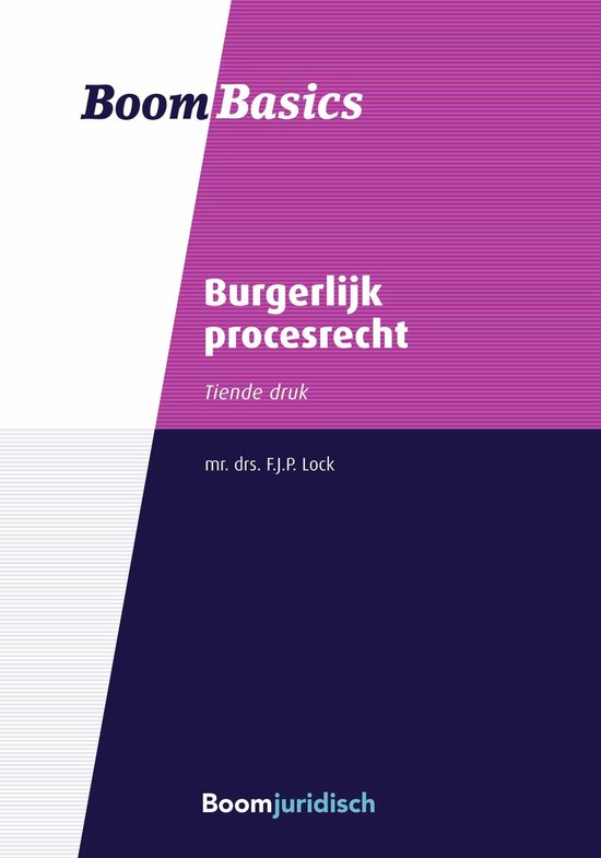 Boom Basics - Burgerlijk procesrecht