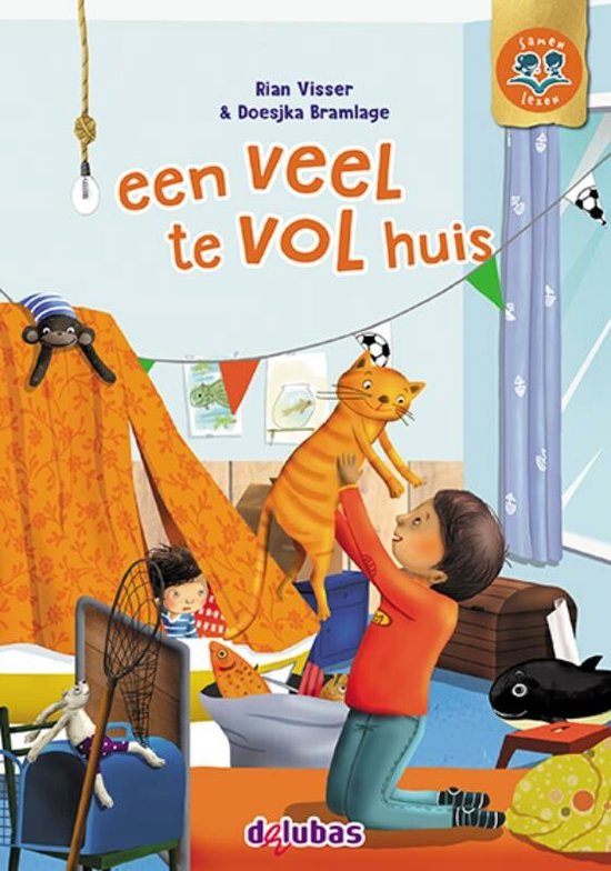 Samen lezen - een veel te vol huis