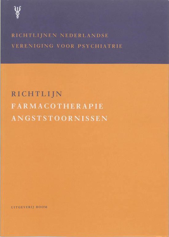 Richtlijn farmacotherapie angststoornissen