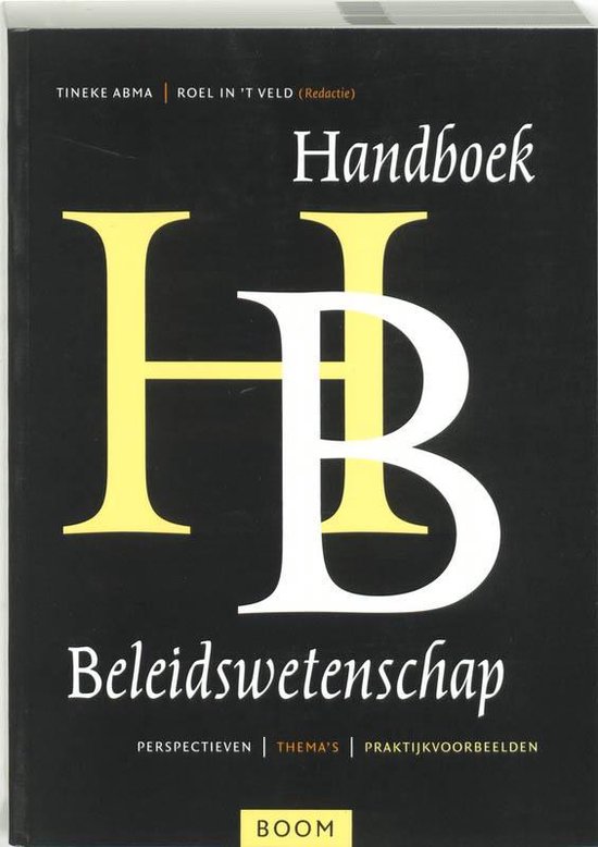 Handboek beleidswetenschap