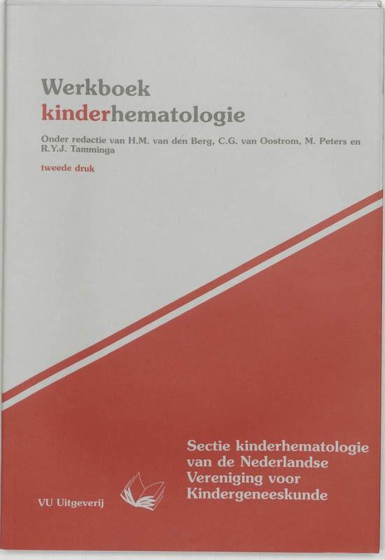 Werkboeken Kindergeneeskunde  -   Werkboek kinderhematologie