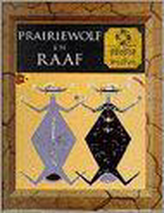 Prairiewolf en raaf