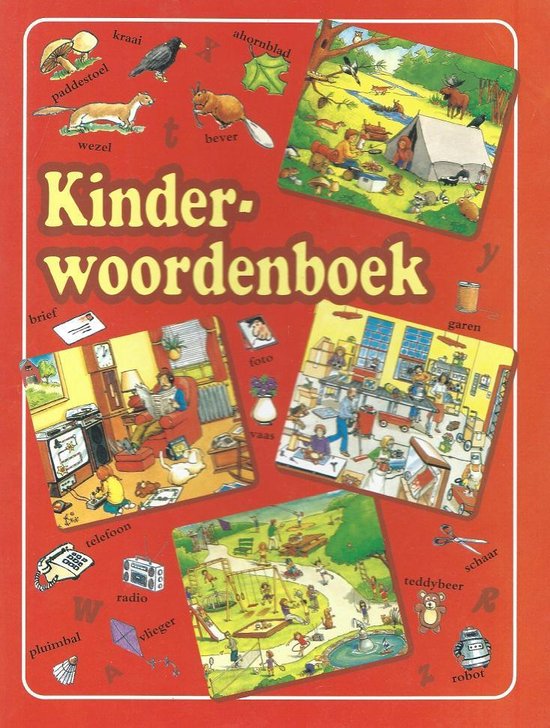 Kinderwoordenboek rood