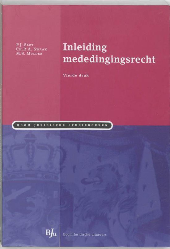 Inleiding mededinginsrecht