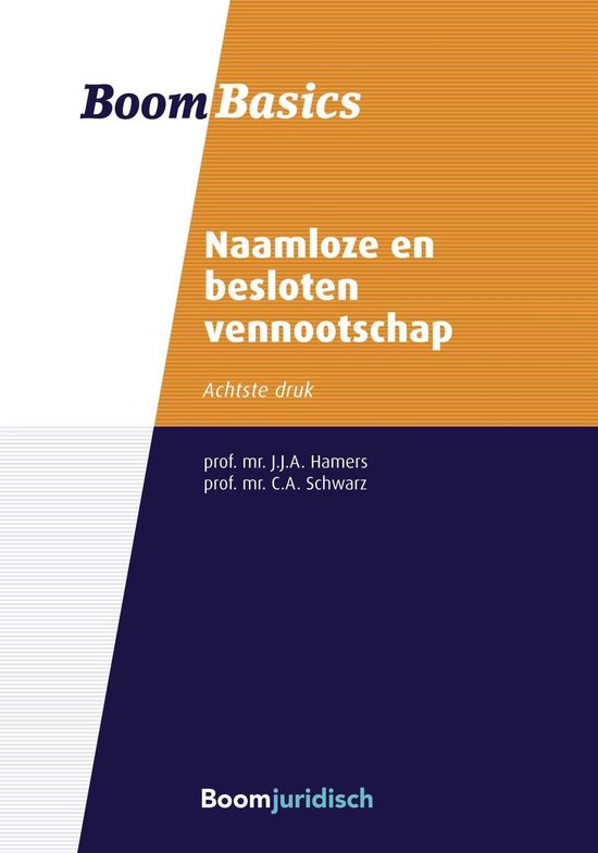 Boom Basics - Naamloze en besloten vennootschap