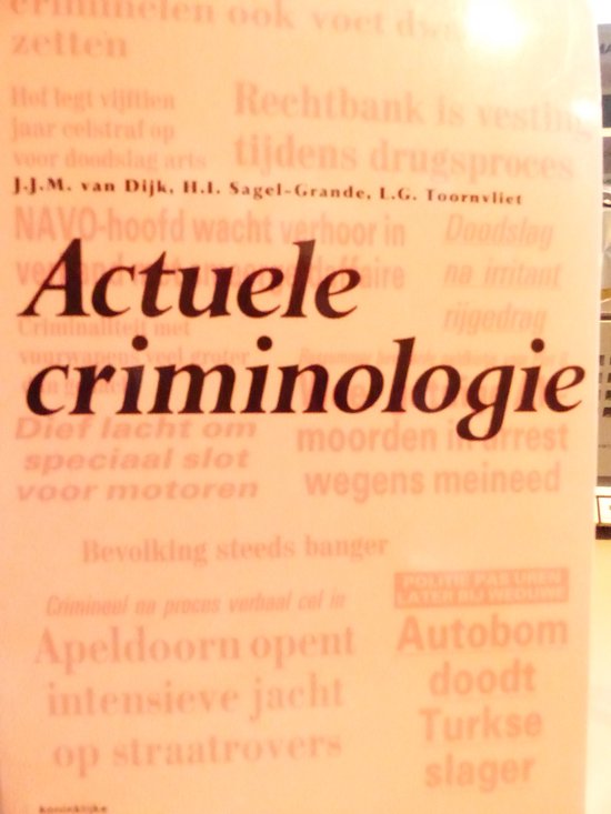 Actuele Criminologie