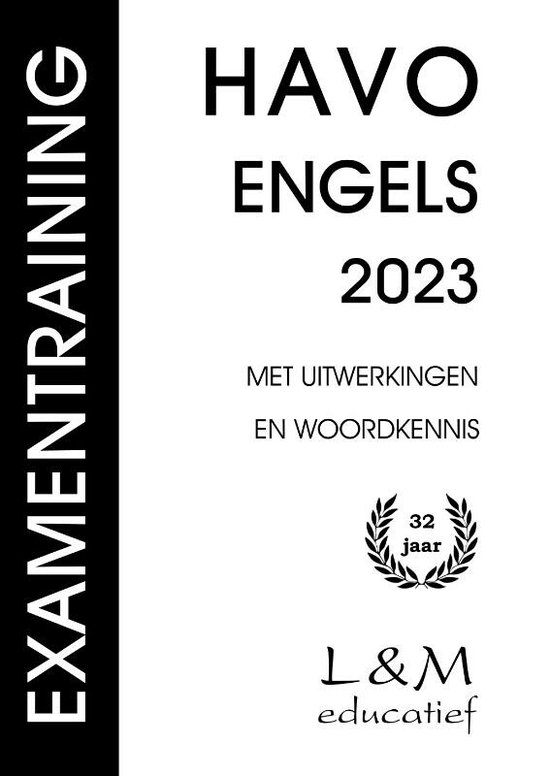 Examentraining Havo Engels 2023