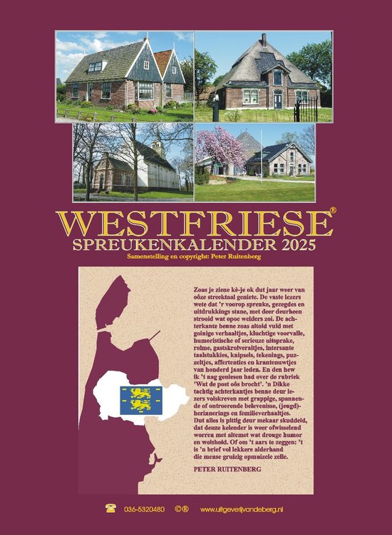 Westfriese spreukenkalender 2025