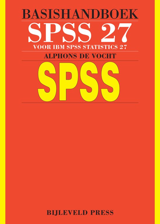 Basishandboek SPSS 27