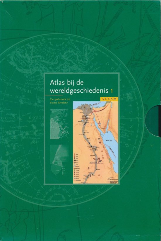 Sesam Atlas bij de Wereldgeschiedenis deel 1 en 2 in cassette