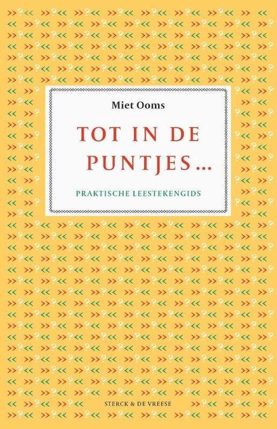 Tot in de puntjes …