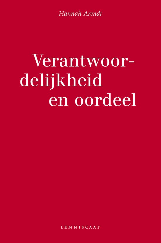 Verantwoordelijkheid en oordeel