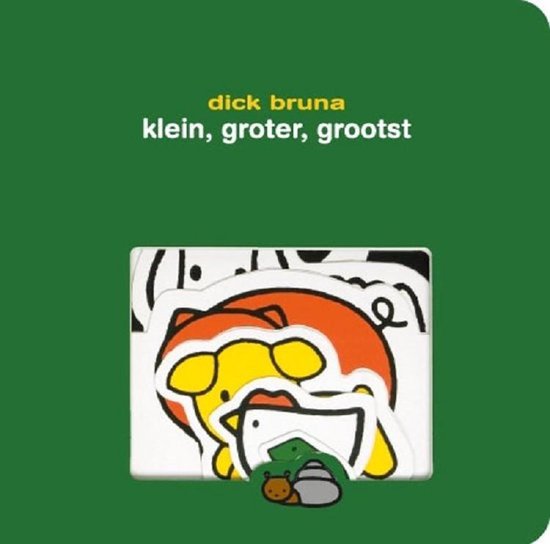 Mercis Dick Bruna miniboekje Klein, groter, grootst. 1+