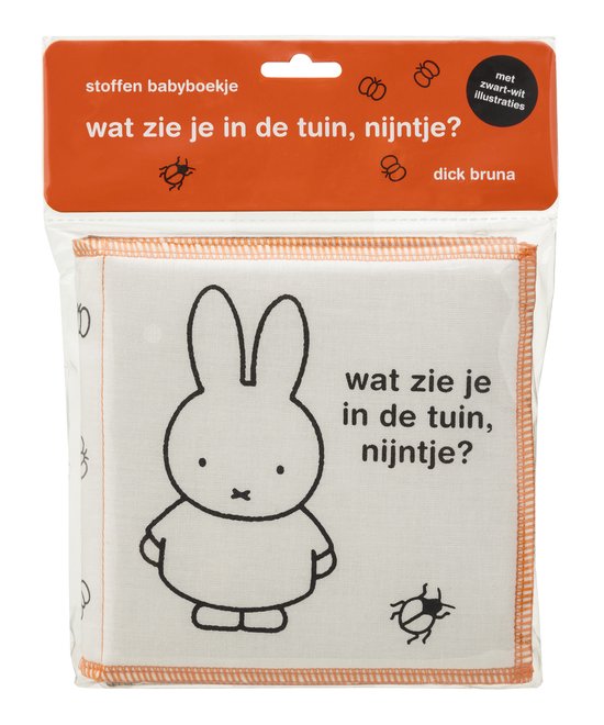 stoffen babyboekje, wat zie je in de tuin, nijntje?