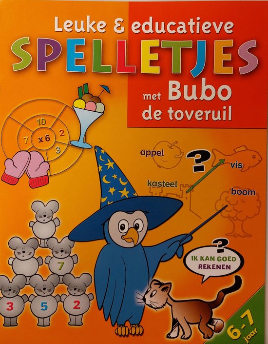 Leuke en educatieve spelletjes met Bubo de toveruil - 6-7 jaar