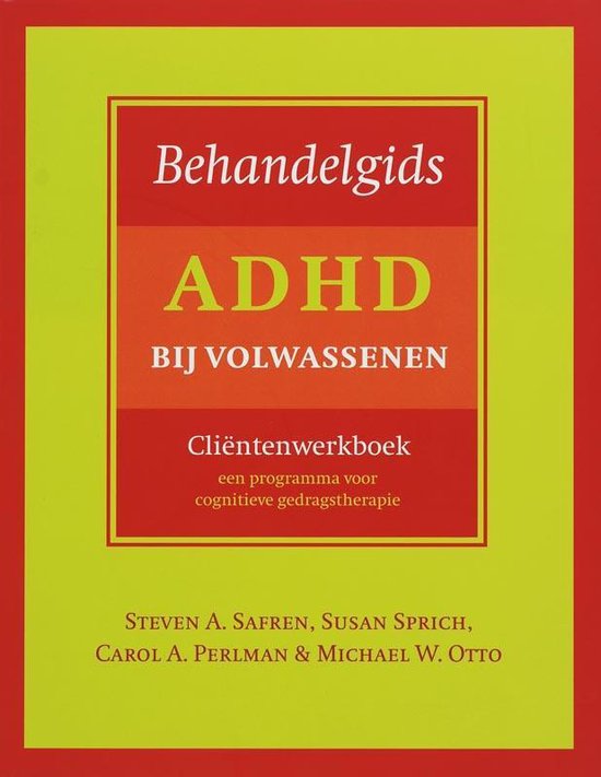 Behandelgids ADHD bij volwassenen, clientenwerkboek