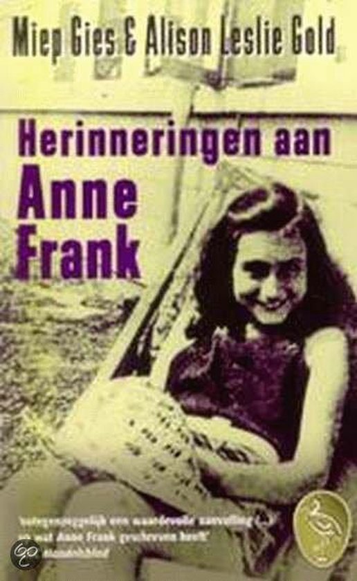 Herinneringen aan anne frank