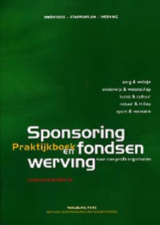 Praktijkboek Sponsoring En Fondsenwerving