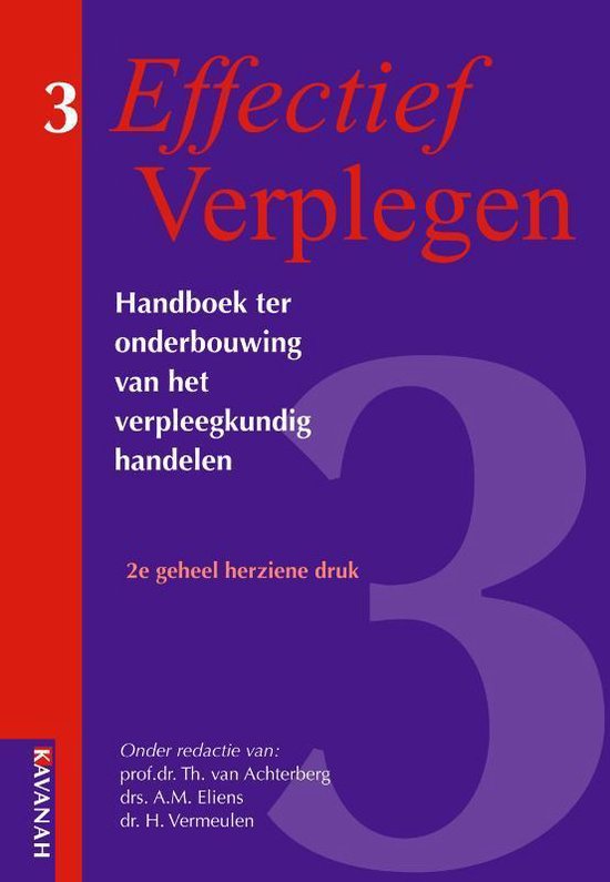 Effectief verplegen Handboek ter onderbouwing van het verpleegkundig handelen