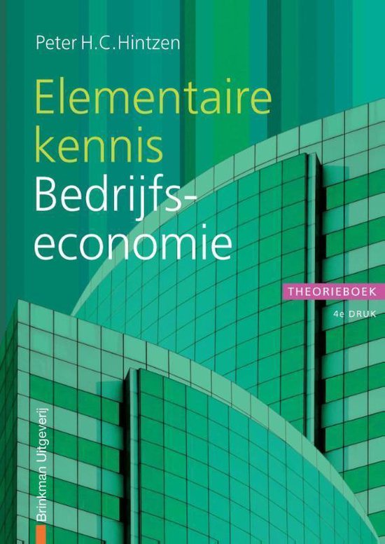 Elementaire kennis bedrijfseconomie / deel Theorieboek