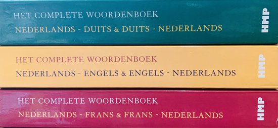 Het complete woordenboek boxset Frans, Engels, Duits