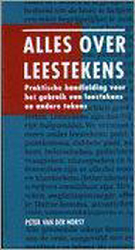 ALLES OVER LEESTEKENS