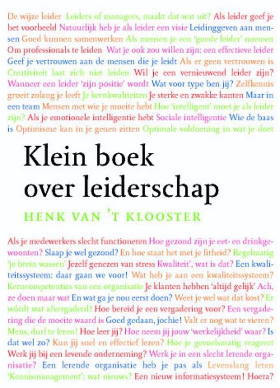 Klein boek over leiderschap