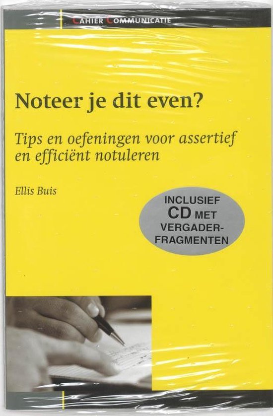 Cahier Communicatie - Noteer je dit even?