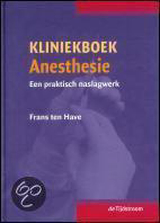 Kliniekboek anesthesie