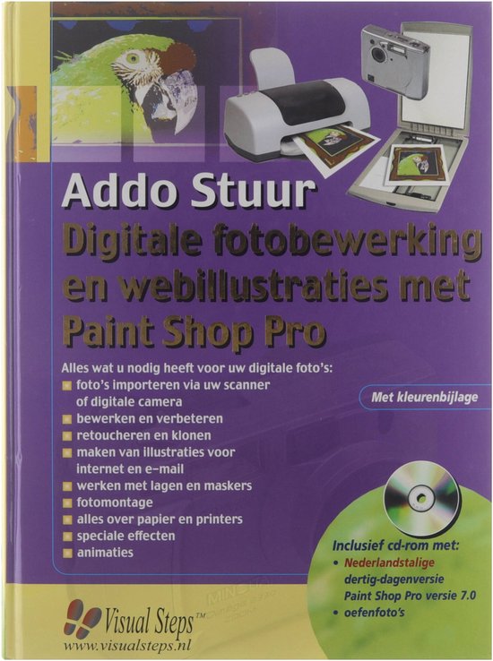 Digitale Fotobewerking En Webillustraties Met Paint Shop Pro + Cd-Rom