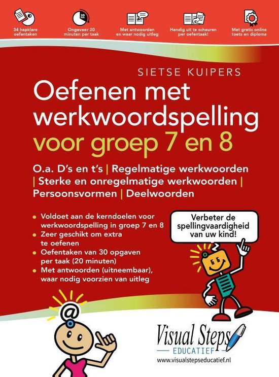 Oefenen met werkwoordspelling voor groep 7 en 8