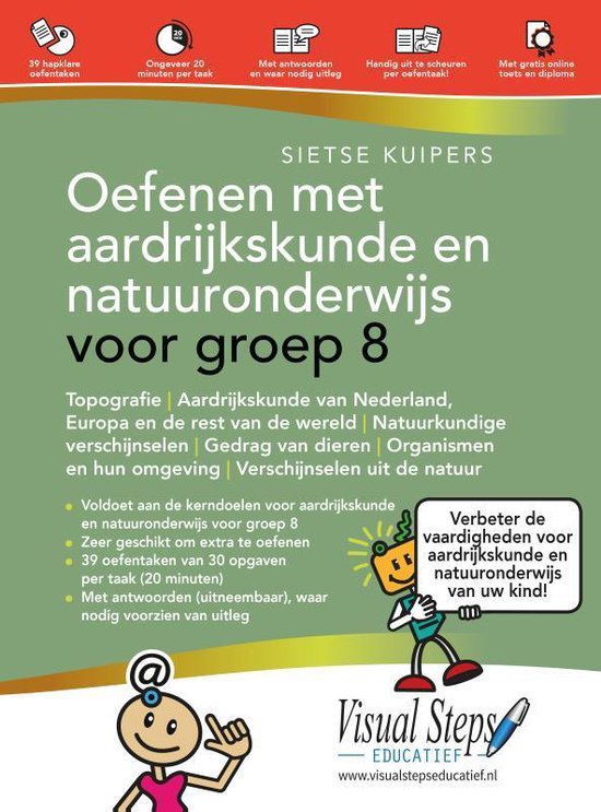 Oefenen met aardrijkskunde en natuuronderwijs voor groep 8