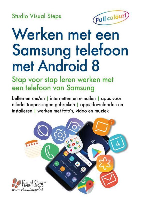 Werken met een Samsung telefoon met Android 8