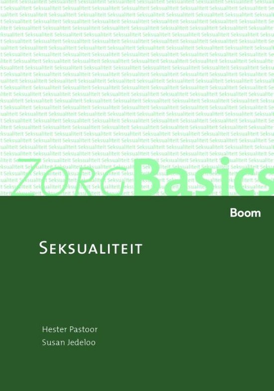 ZorgBasics 10 - Seksualiteit