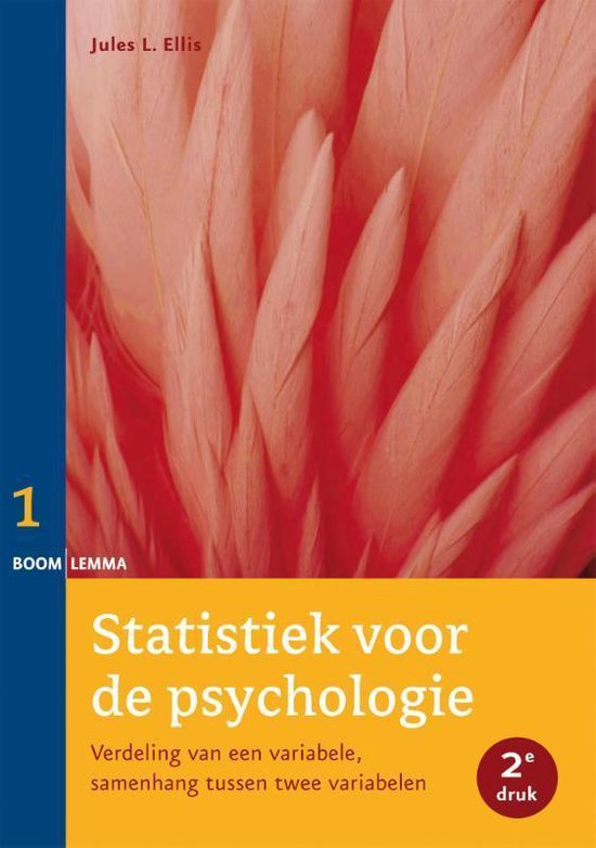 Statistiek voor de psychologie 1 - Verdeling van een variabele, samenhang tussen twee variabelen