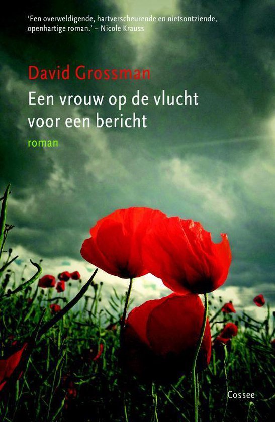 Een vrouw op de vlucht voor een bericht