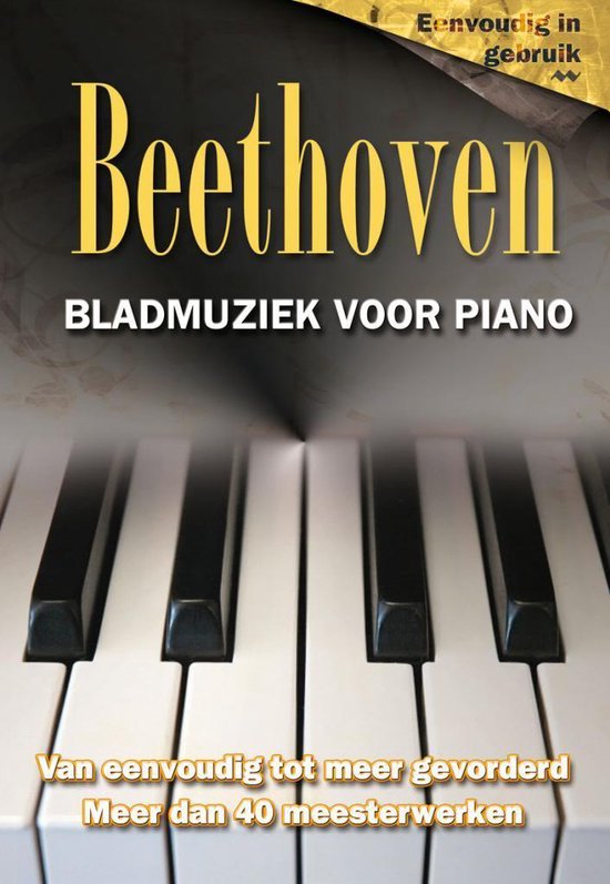 BEETHOVEN BLADMUZIEK VOOR PIANO