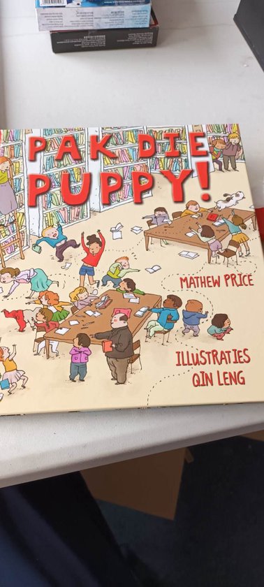 Kinderboek pak die puppy