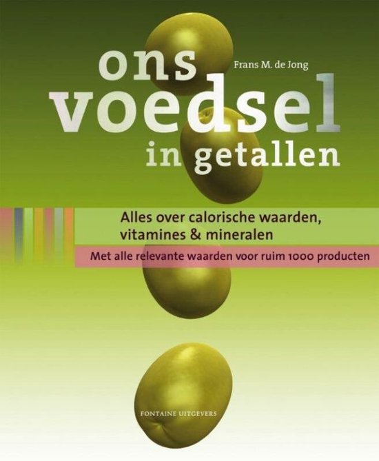 Ons voedsel in getallen